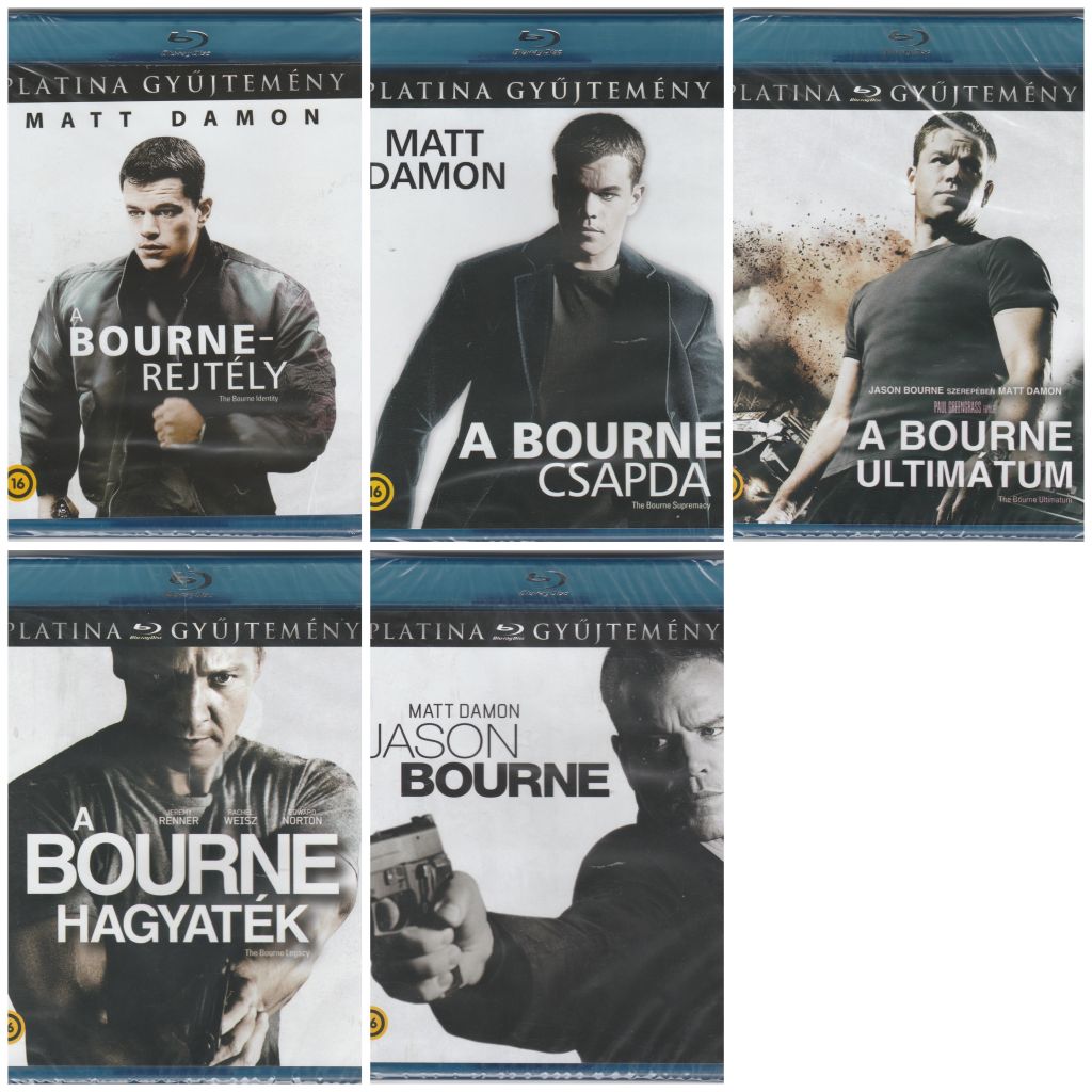 A Bourne 5 filmes gyűjtemény