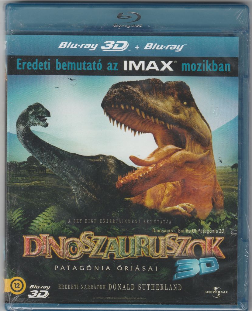 Dinoszauruszok:  Patagónia óriásai  2D + 3D