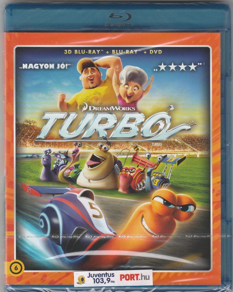 Turbo   3D blu-ray + 2D blu-ray + DVD
